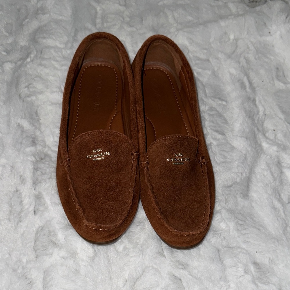 Coach Suede Loafers in Brown